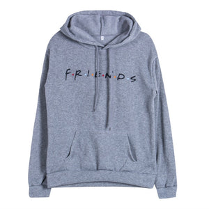 Adult Unisex Women Letter FRIENDS Printing Hoodie Jumper Hooded Jacket Sweatershirt Tracksuit Pullover