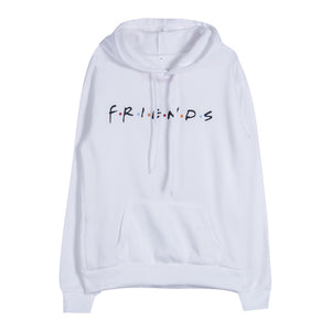 Adult Unisex Women Letter FRIENDS Printing Hoodie Jumper Hooded Jacket Sweatershirt Tracksuit Pullover