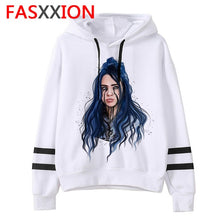 Load image into Gallery viewer, Billie Eilish Hoodies men/women funny hip hop fashion kawaii Sweatshirt Graphic harajuku 90s Tumblr hooded streetwear male