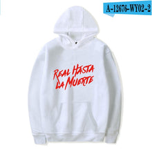 Load image into Gallery viewer, Real Hasta La Muerte Fashion Hoodies Sweatshirt Winter Cool Casual Men/Women Pullover Long Sleeve Unisex Sport Hoodie Plus Size