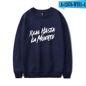 Real Hasta La Muerte Fashion Hoodies Sweatshirt Winter Cool Casual Men/Women Pullover Long Sleeve Unisex Sport Hoodie Plus Size