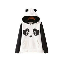 Load image into Gallery viewer, Cute Panda Hoodies Autumn Sweatshirt Women Pullover Female Lovely Panda Print Sweatshirts For Ladies Autumn Hoodies Pull Femme